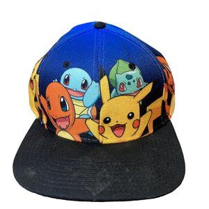 Pokemon 2015 Game Freak Nintendo Snapback Hat- Pikachu & Charizard